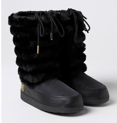 Bota para para mujer MOSCHINO negra